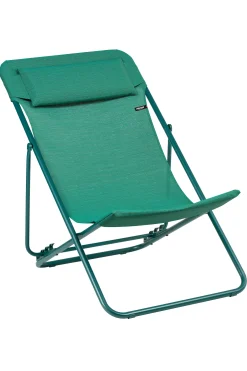 ohgreen Tuinmeubelen|MAXI TRANSAT + Farou Green HLE Staal Batyline Duo