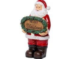 ohgreen Thema Classic|Deco Verlichting Binnen|Micro led kerstman polyresin steady batterij