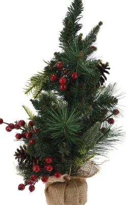 ohgreen Kerstbomen|Mini kunstkerstboompje met jute basis