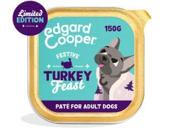 ohgreen Hond Voeding|Natvoer voor honden feestelijke kalkoenpaté in een kuipje