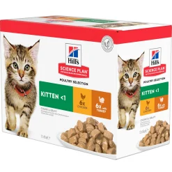 ohgreen Kat Voeding|Natvoer voor katten science plan kitten kip en kalkoen 85g multipack