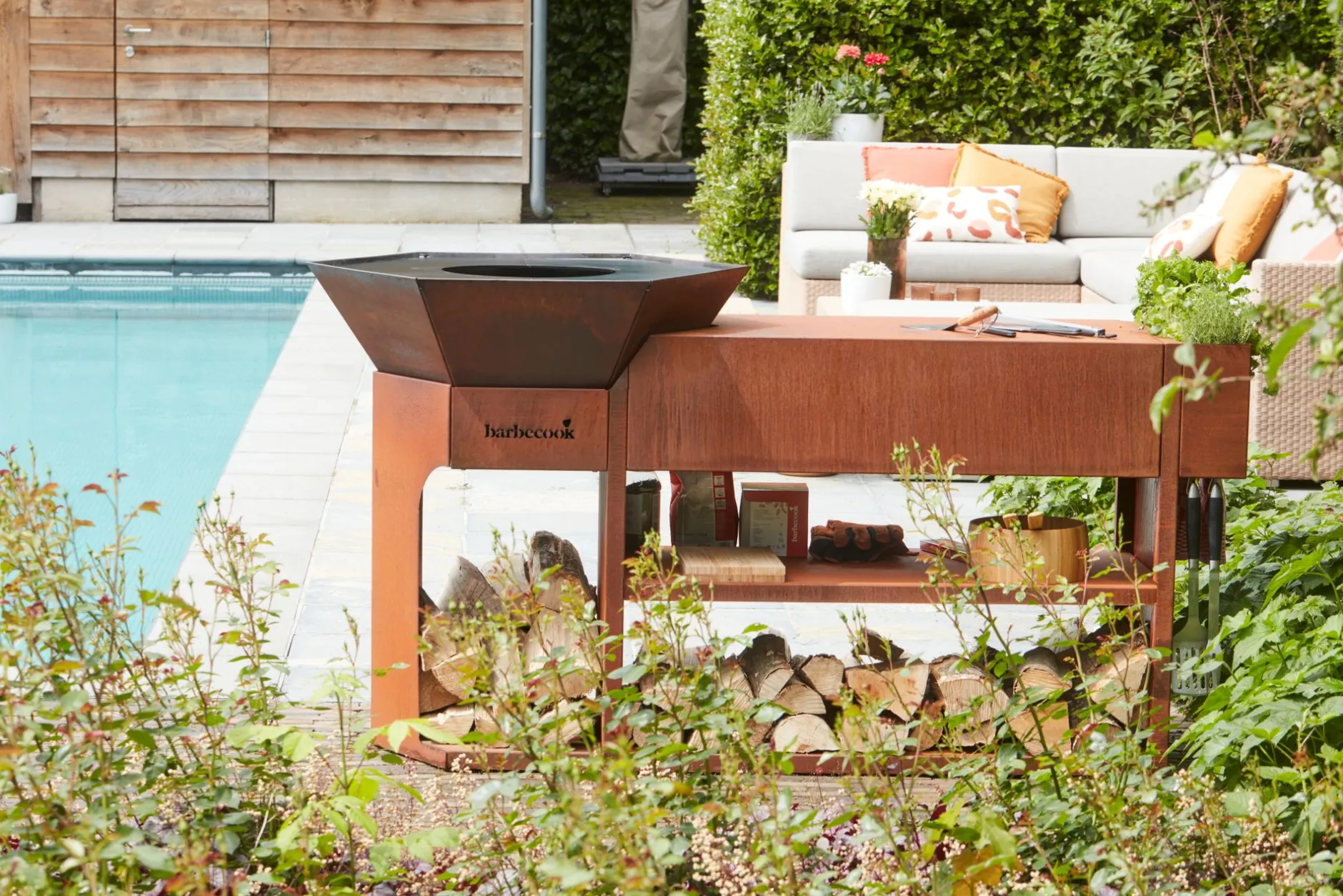 ohgreen Bbq|Nestor Island corten staal