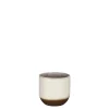 ohgreen Potten En Vazen|Nora pot rond off white glaze - h13xd14cm