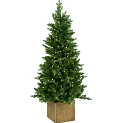 ohgreen Kerstbomen Kunststof|Kerstbomen|Norfolk pe table tree w/pot 137cm 200l transfo