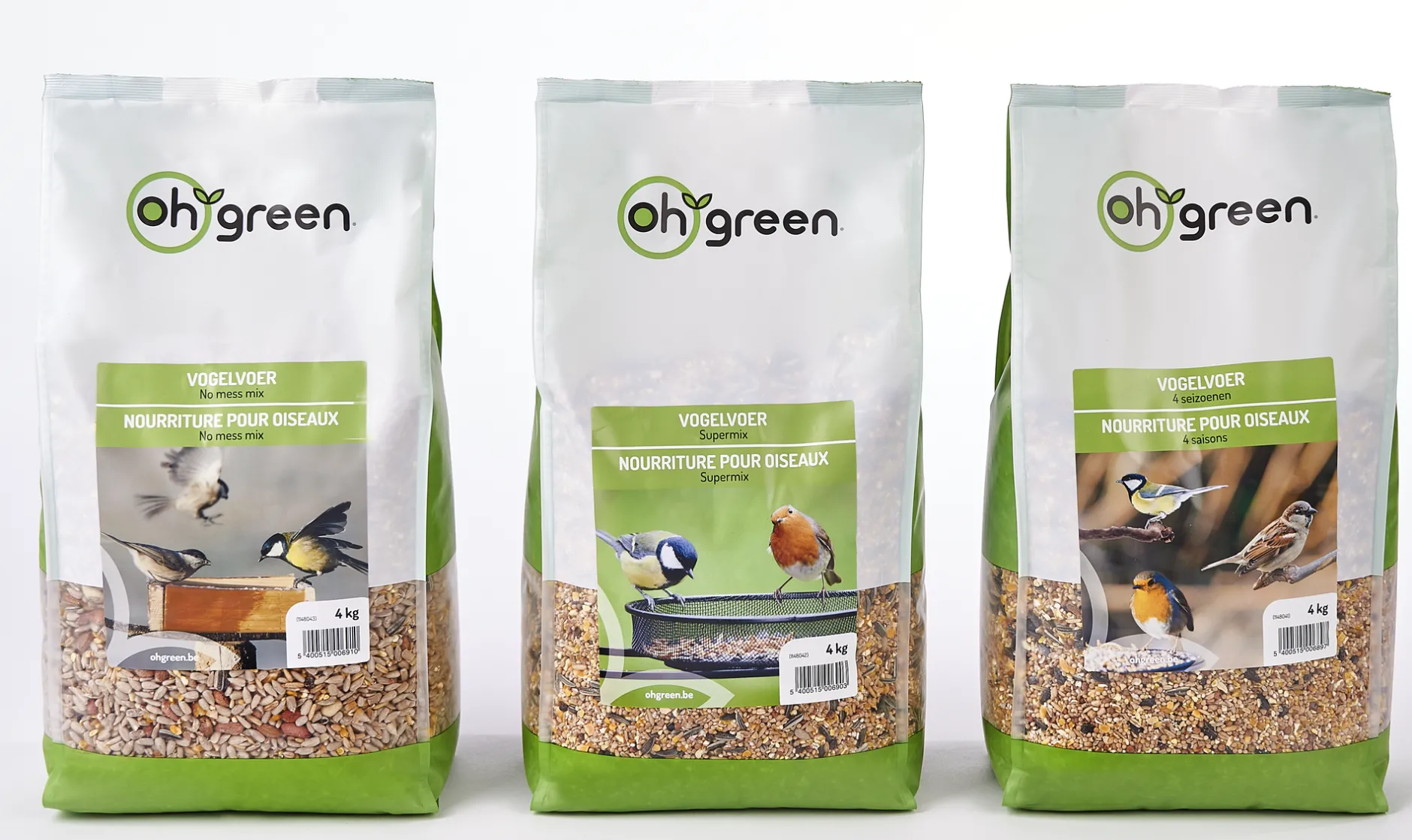 ohgreen Vogels Voeding|Oh'Green Supermix 4kg