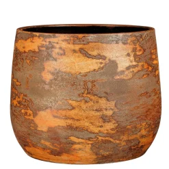 ohgreen Potten En Vazen|Herfst|Olaf pot rond roest - h25xd32