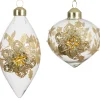 ohgreen Thema Classic|Kerstballen|Olijf glas bloem decoratie