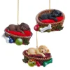 ohgreen Kerstornamenten|Ornament hond in mand