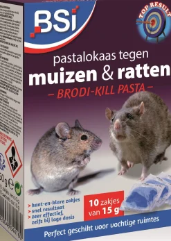 ohgreen Ongedierte|Pastalokaas tegen ratten en muizen Brodi-Kill