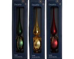 ohgreen Thema Classic|Kerstornamenten|Piek glas emaille, mat, glitters