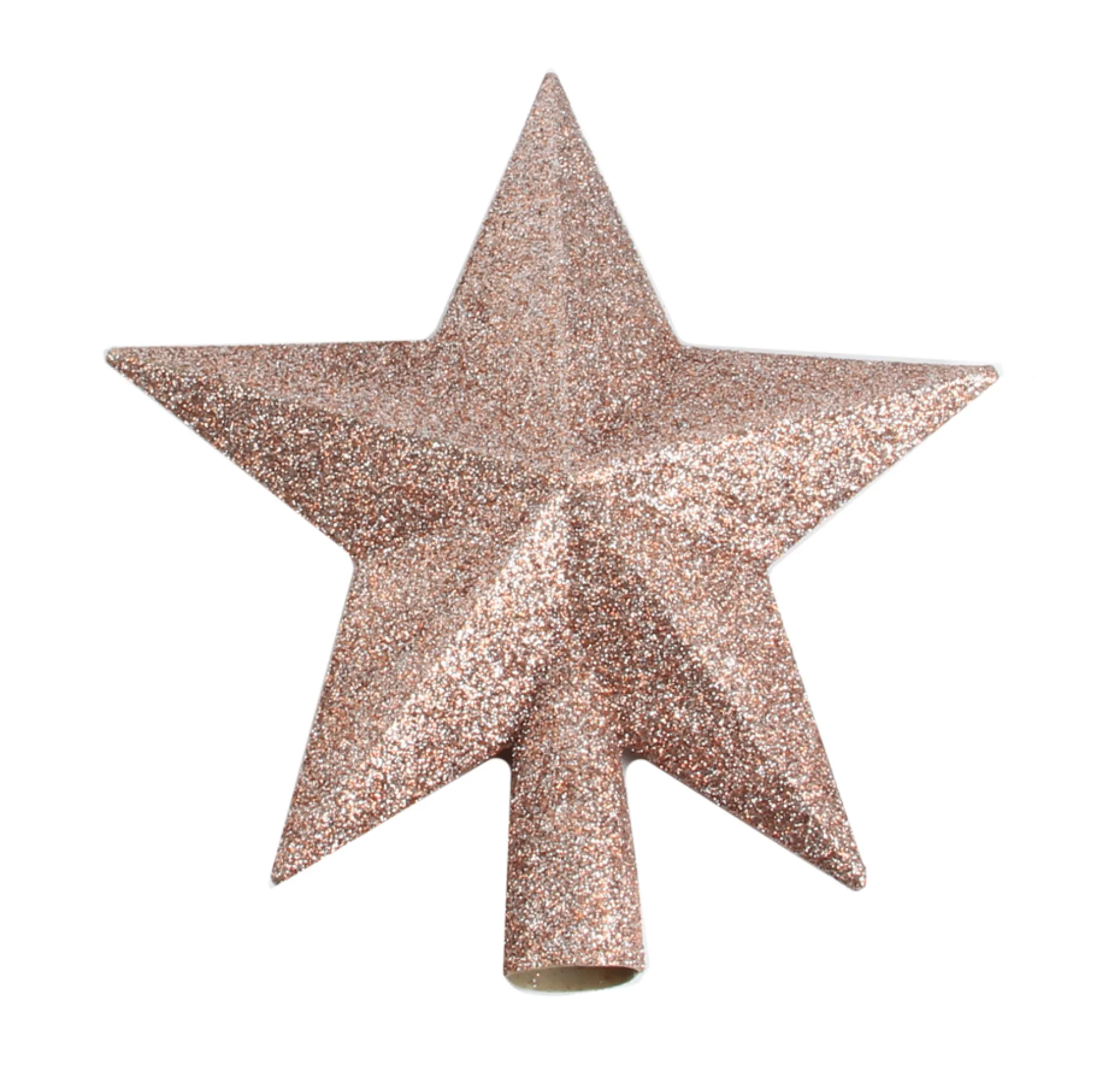 ohgreen Kerstornamenten|Piek ster glitter vanille