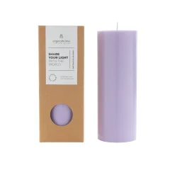 ohgreen Kaarsen|Pillar kaars lila