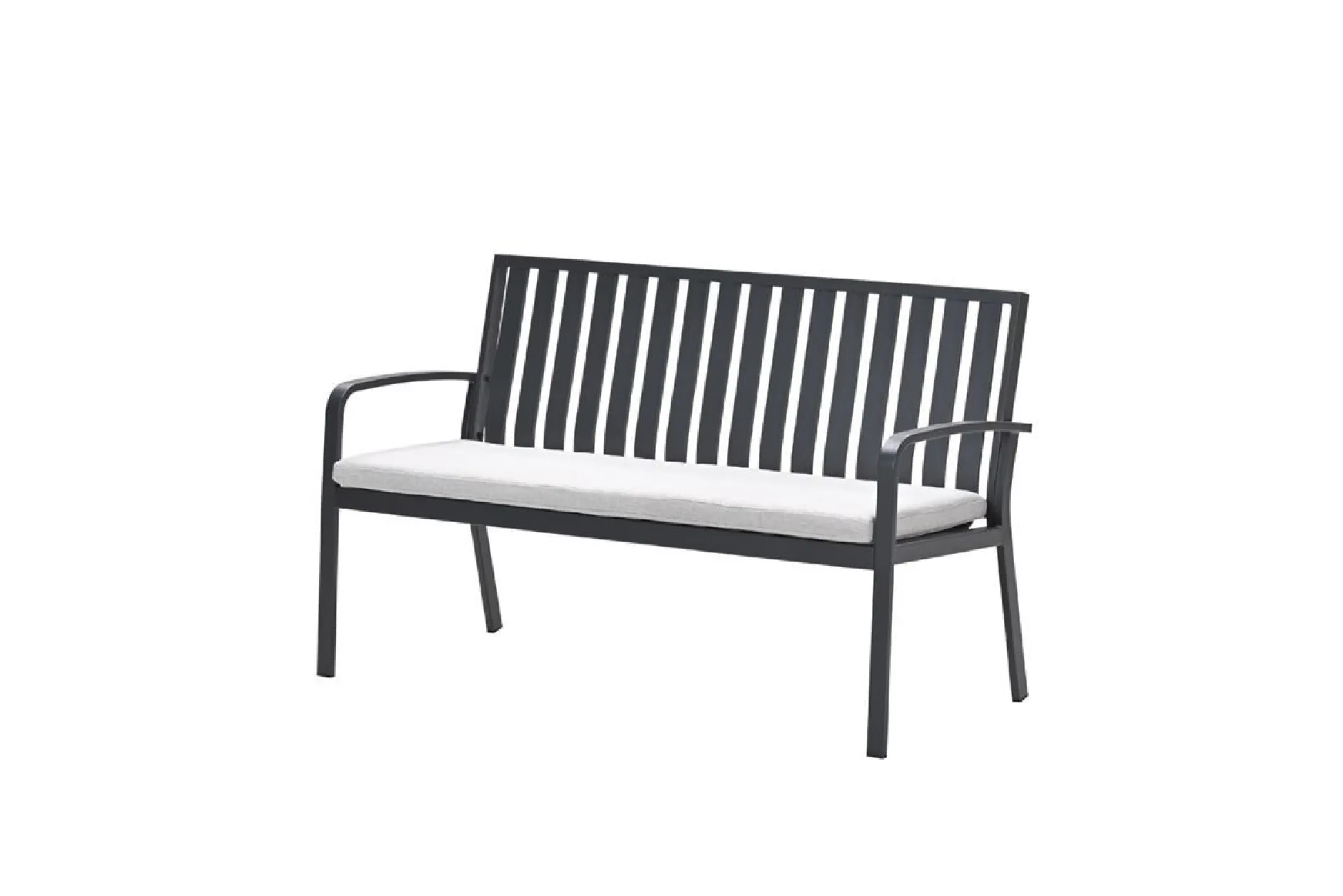 ohgreen Tuinmeubelen|Pisa tuinbank donkergrijs/zand