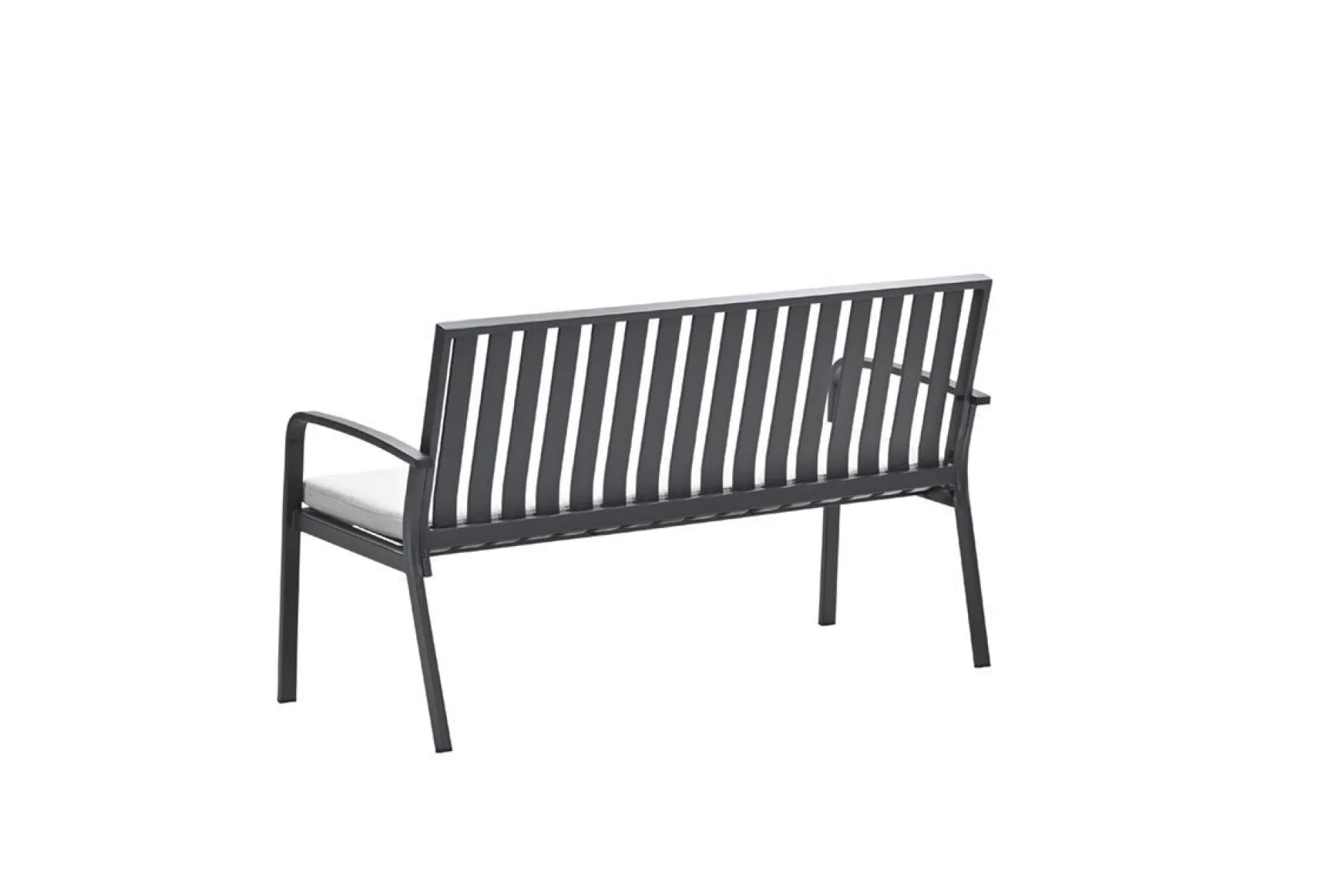 ohgreen Tuinmeubelen|Pisa tuinbank donkergrijs/zand