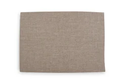 ohgreen In En Rond De Keuken|Placemat 43x30cm beige fabric look Dinner