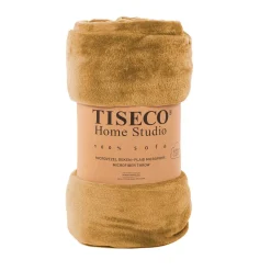ohgreen Cosy Corner|Plaid cosy microflanel 130x160cm, indian tan