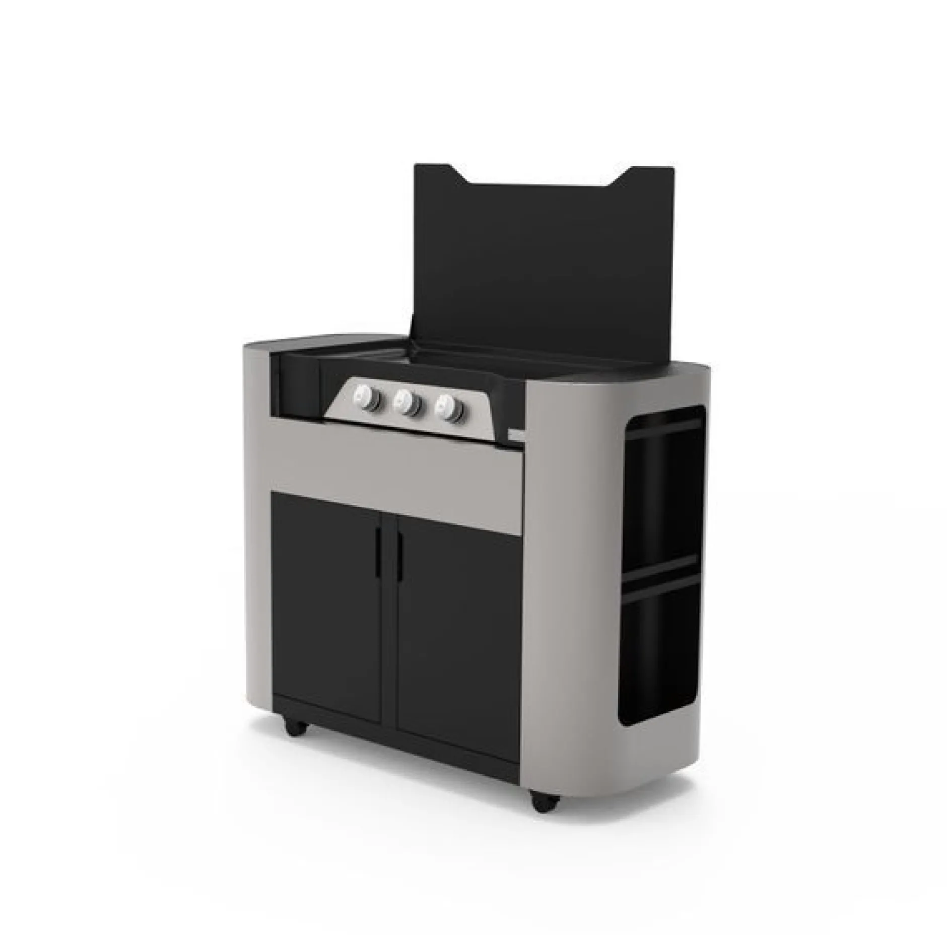 ohgreen Andere Toestellen|Plancha Exclusive gas 375 Duo Edition met meubel en deksel