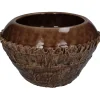 ohgreen Potten En Vazen|Planter fijn aardewerk bruin 31.5x31.5x20cm