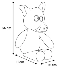 ohgreen Speelgoed|Pluche varken happy 34cm