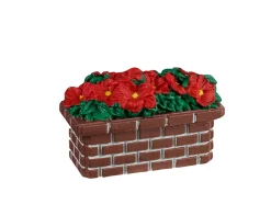 ohgreen Lemax Kerstdorpen|Poinsettia planter