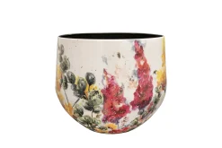 ohgreen Potten En Vazen|Pot floral white d28 h25