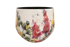 ohgreen Potten En Vazen|Pot floral white d33 h28