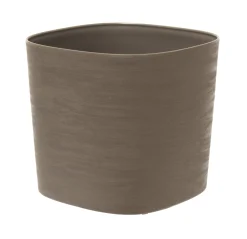 ohgreen Kunststof|Ecocheques|Pot Respect met reservoir 25x25h21 taupe