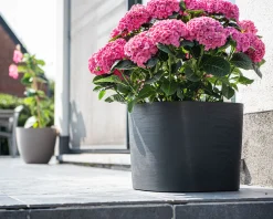 ohgreen Kunststof|Ecocheques|Pot Respect met reservoir 40x40h30 zwart-antraciet