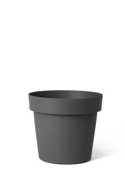 ohgreen Kunststof|Ecocheques|Pot rond happy 16 cm antraciet