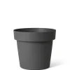 ohgreen Kunststof|Ecocheques|Pot rond happy 25 cm antraciet