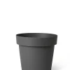 ohgreen Kunststof|Ecocheques|Pot rond happy 14 cm antraciet