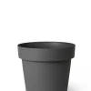 ohgreen Kunststof|Ecocheques|Pot rond happy 40h 34 cm antraciet