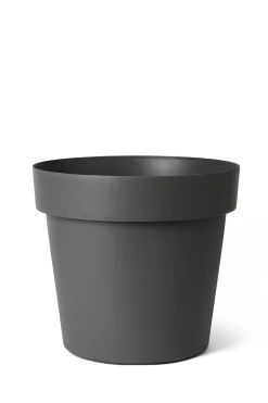 ohgreen Kunststof|Ecocheques|Pot rond happy met wielen 50h 41 antraciet