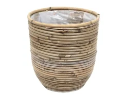 ohgreen Potten En Vazen|Pot round balloon stripe d13h11cm