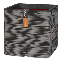 ohgreen Kunststof|Ecocheques|Pot vierkant rib 30x30x30 antr