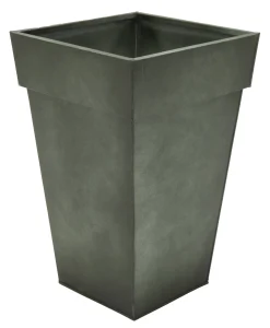 ohgreen Metaal|Pot zink vintage groen hoog w32h50