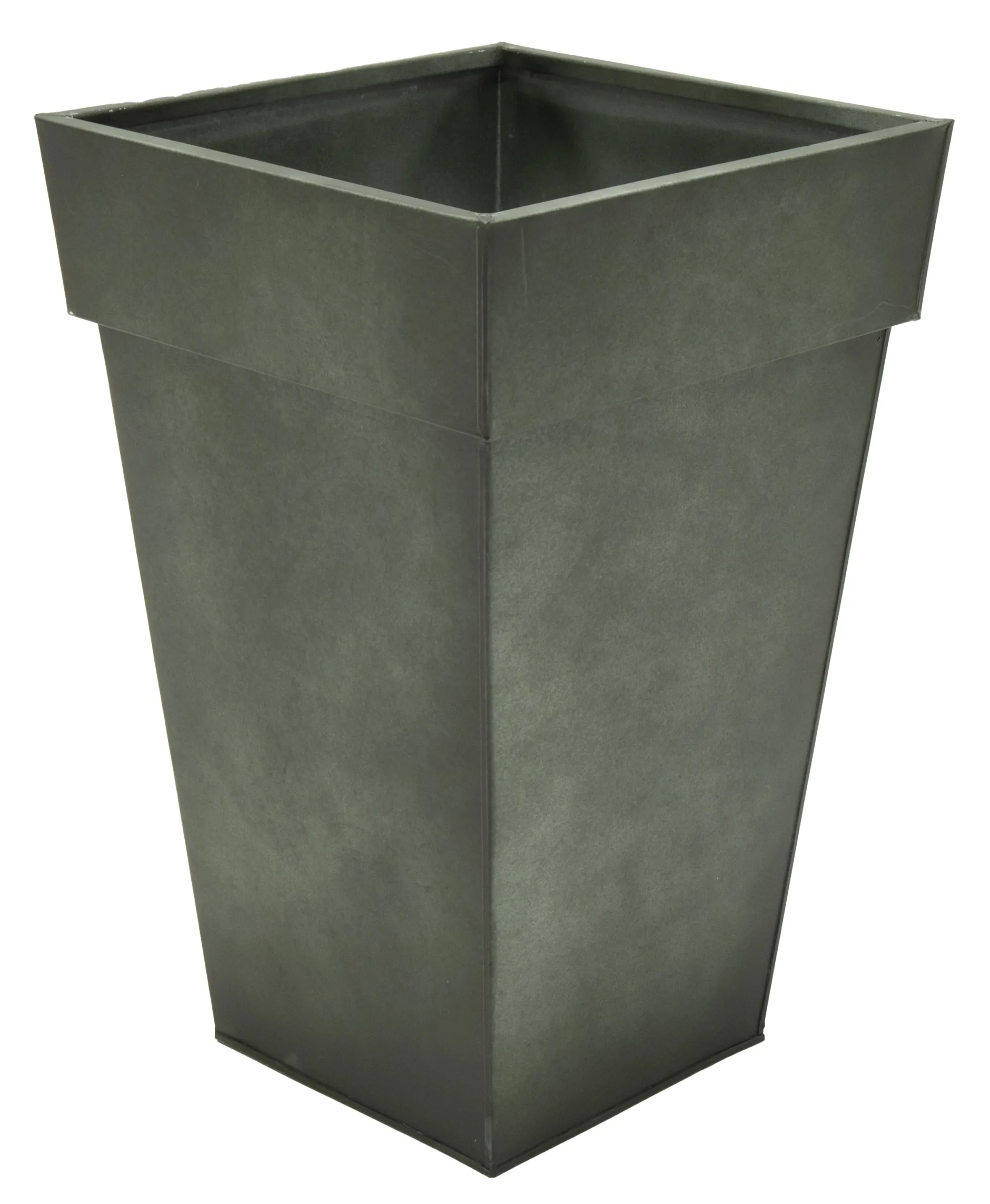 ohgreen Metaal|Pot zink vintage groen hoog w32h50