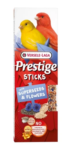 ohgreen Werelddierendag|Vogels Voeding|Prestige sticks kanaries met superzaden & bloemen - 2 stuks 60g