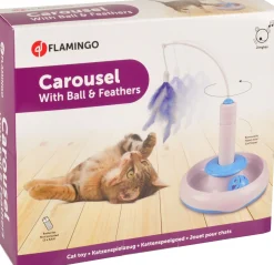 ohgreen Speelgoed|Ps plaat met veer en bal 20x20x29cm