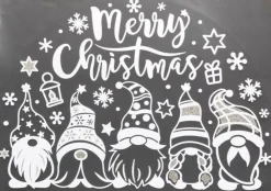 ohgreen Kunstsneeuwproducten|Raamsticker kabouters 40x28,5