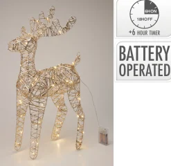 ohgreen Deco Verlichting Binnen|Rendier 60cm met led