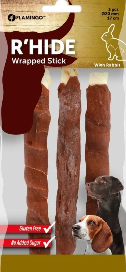 ohgreen Hond Voeding|R'hide staaf met konijn 20mm 17cm 3st 155g