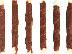 ohgreen Hond Voeding|R'hide stokjes omwikkeld met konijn 15mm 15cm 6st 180gr