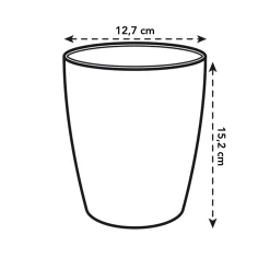 ohgreen Ecocheques|Potten En Vazen|Rond orchidee 12,5cm
