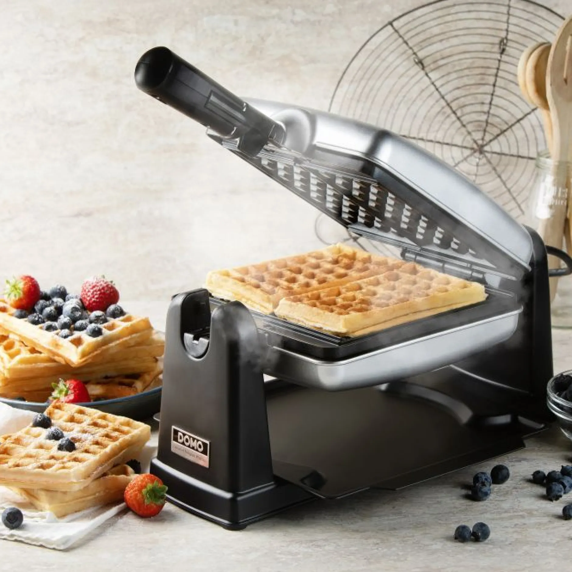 ohgreen Keukentoestellen|Roterend wafelijzer