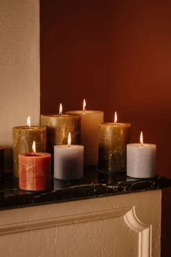 ohgreen Kaarsen|rustieke pillarkaars