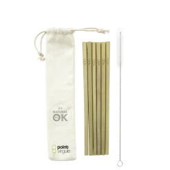 ohgreen Drank|Ecocheques|S/6 RIETJES BAMB+BORSTEL 19.5