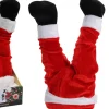 ohgreen Kerstdecoratie|Santa benen met beweging
