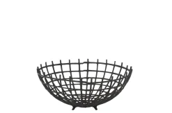 ohgreen Sfeermakers|Schaal metaal zwart medium (38x38x17cm)