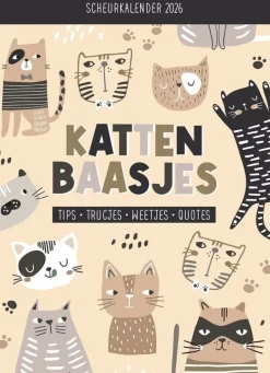 ohgreen Kalenders|Scheurkalender 2026 kattenbaasjes